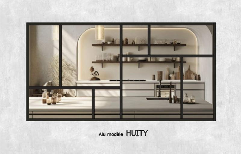 Verrière déstructurée modèle Huity